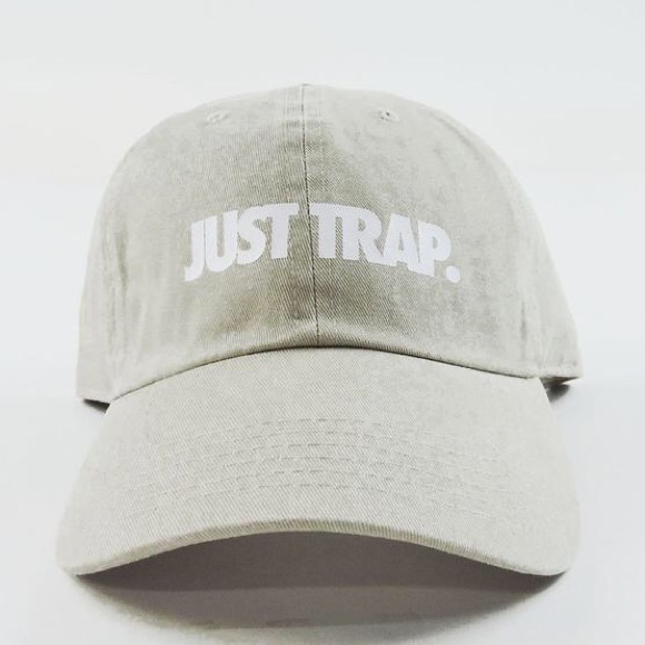 SuperlineATL Accessories - Just Trap Dad Cap - Beige SuperlineATL Accessories - Just Trap Dad Cap - Beige