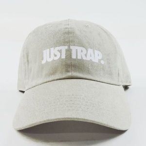 SuperlineATL Accessories - Just Trap Dad Cap - Beige SuperlineATL Accessories - Just Trap Dad Cap - Beige