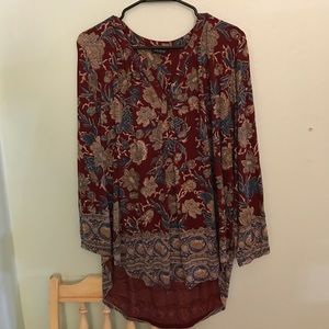 Floral long sleeve blouse