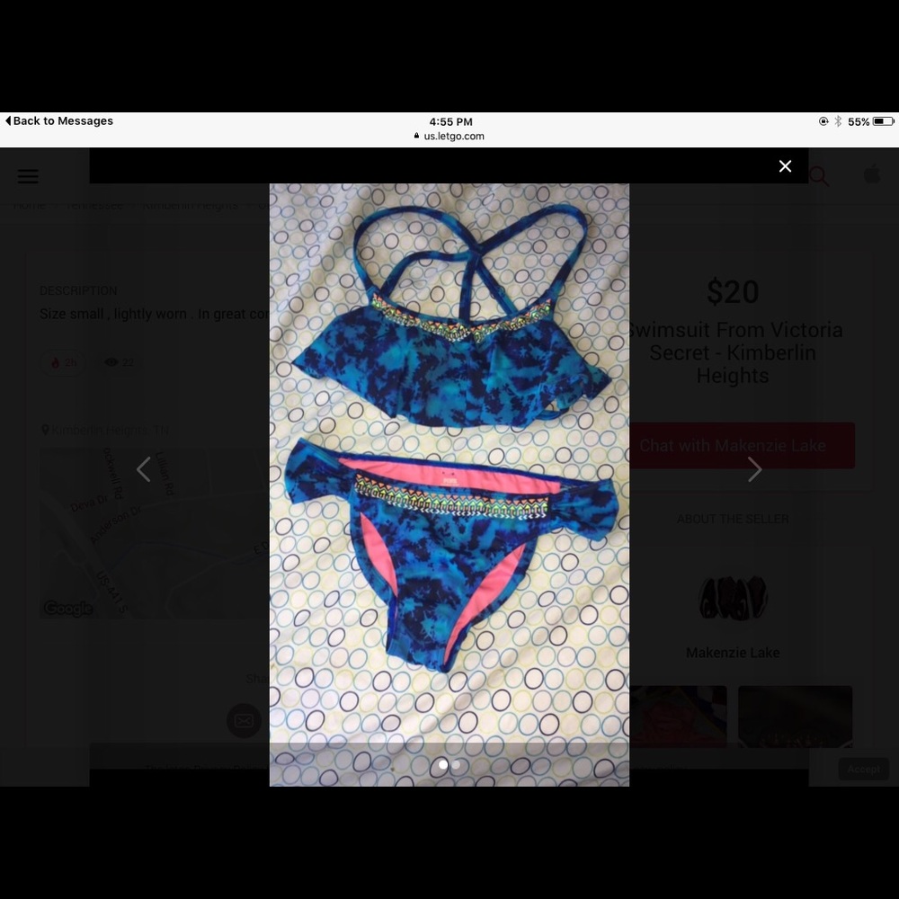 PINK Victoria secret bathing suit