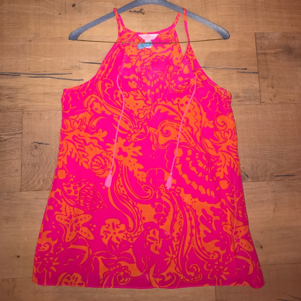 BARELY WORN Lilly Pulitzer silk top
