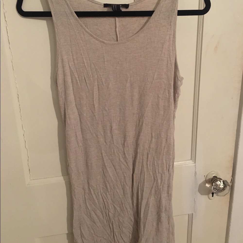 Nude tank dress