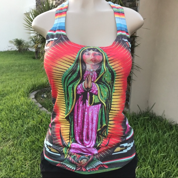 Our Lady of Guadalupe Tank Top Shirt - Picture 2 of 8