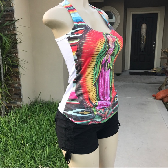 Our Lady of Guadalupe Tank Top Shirt - Picture 5 of 8