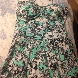 Floral Turquoise swimsuit