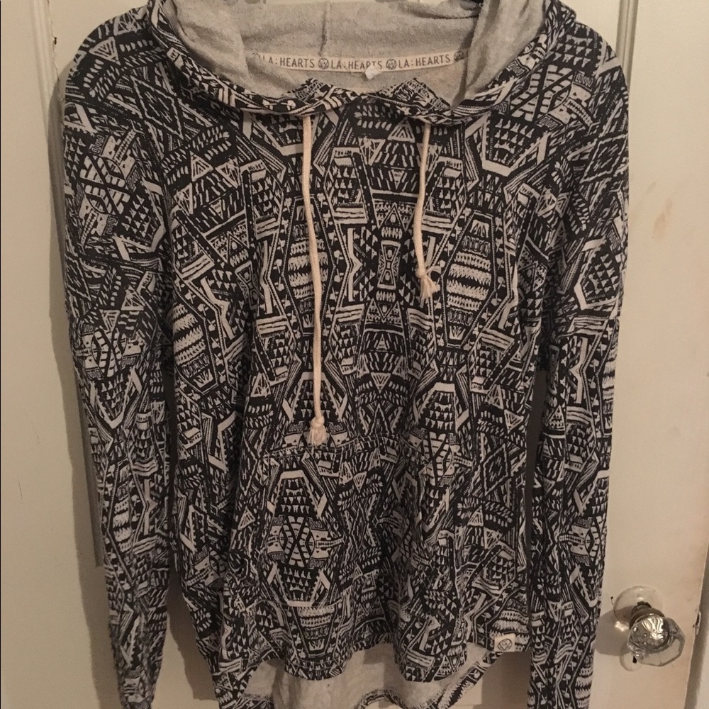 LA Hearts graphic light weight sweatshirt