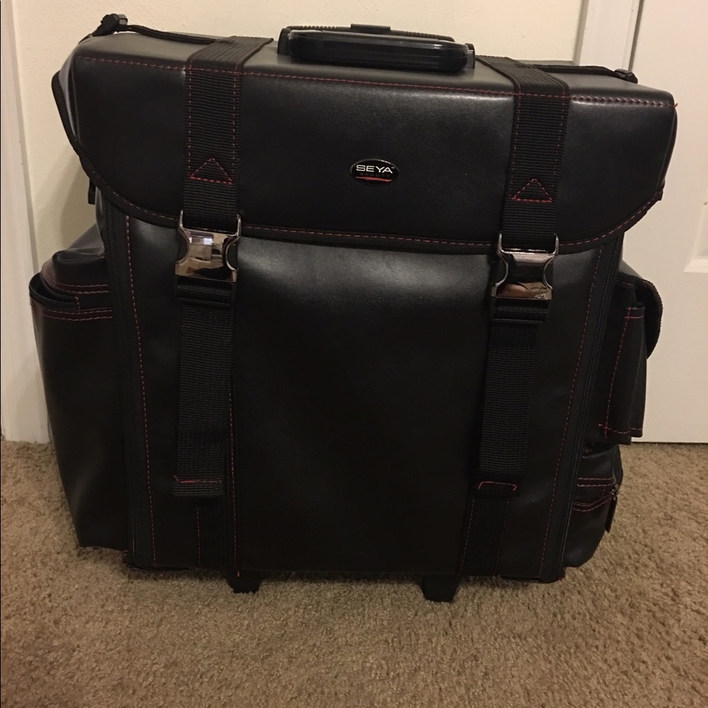 Seya Soft Sided Pro Rolling Make Up Case