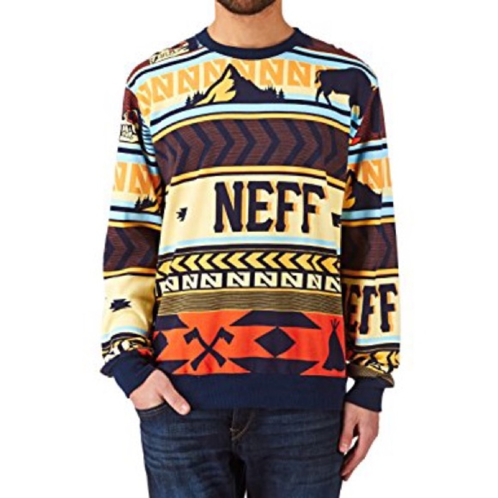 Neff Buffalo Dessert Crew Neck coogie sweater