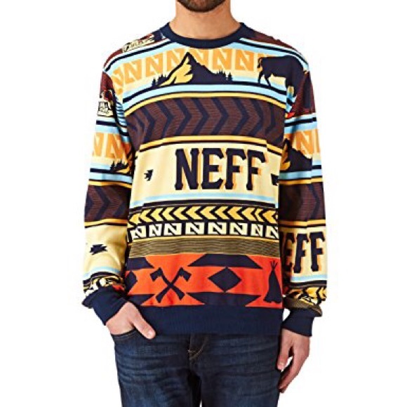 Neff Buffalo Dessert Crew Neck coogie sweater - Picture 1 of 4