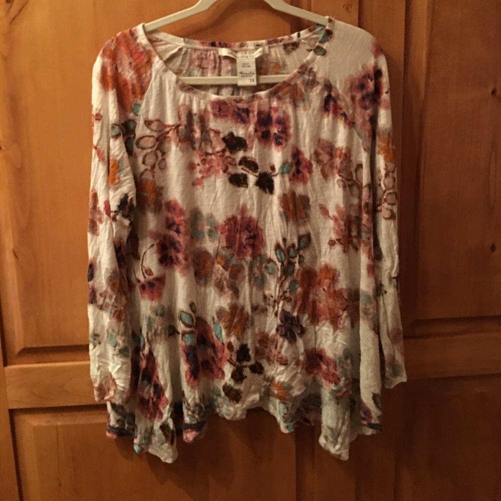 Flowery American Rag 3/4 sleeve tee