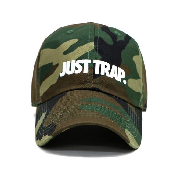 Stussy Accessories - Just Trap Dad Cap - Camo Stussy Accessories - Just Trap Dad Cap - Camo