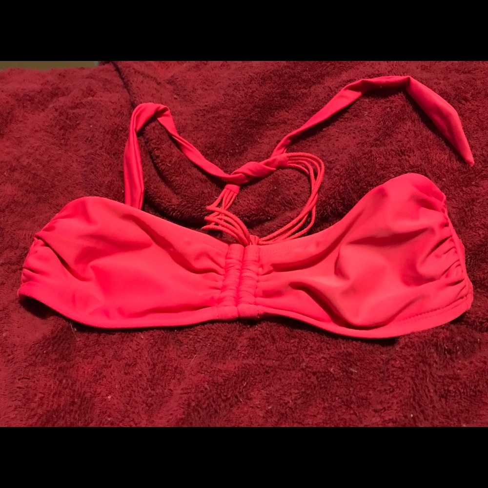 Red bikini top