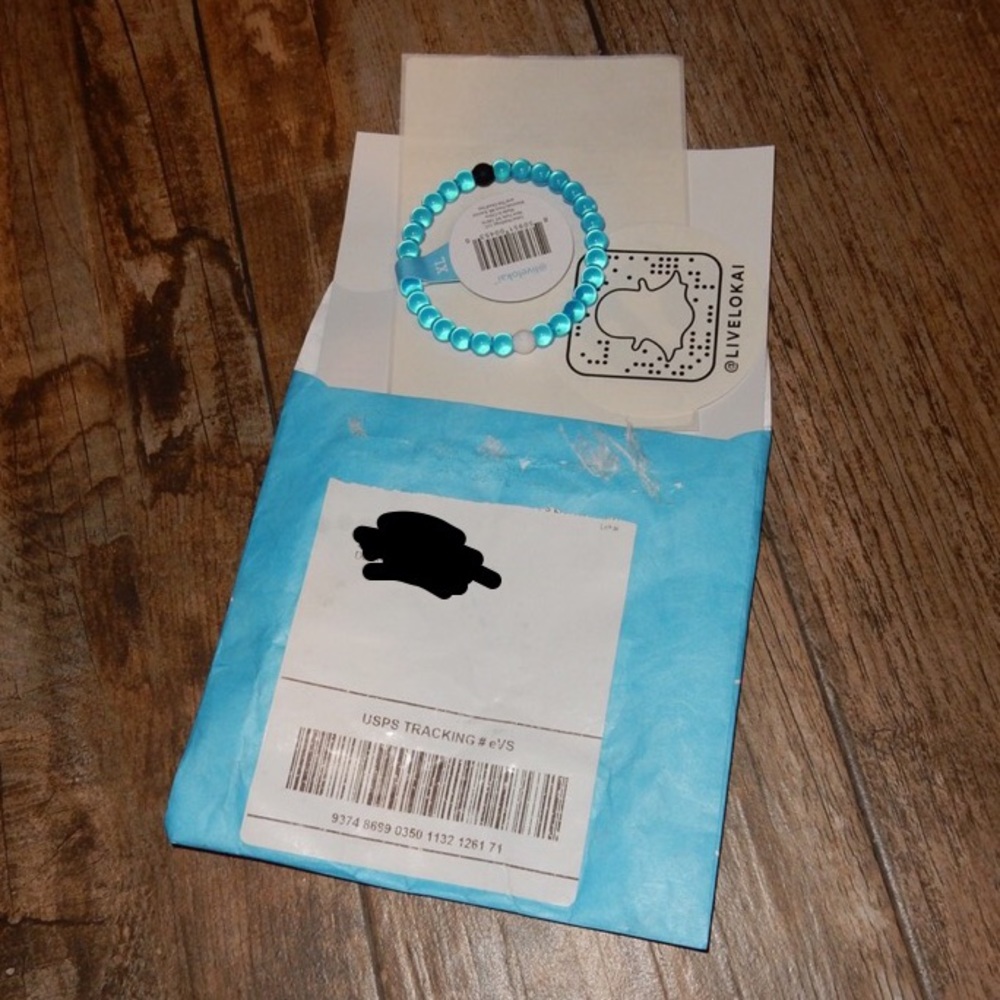 lokai bracelet blue edition size extra large