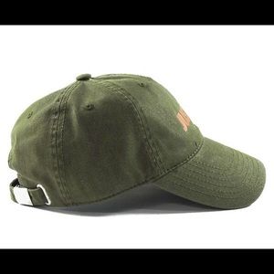Supreme Accessories - 🚫Sold🚫Just Trap Dad Cap - Olive w/ Orange Supreme Accessories - 🚫Sold🚫Just Trap Dad Cap - Olive w/ Orange