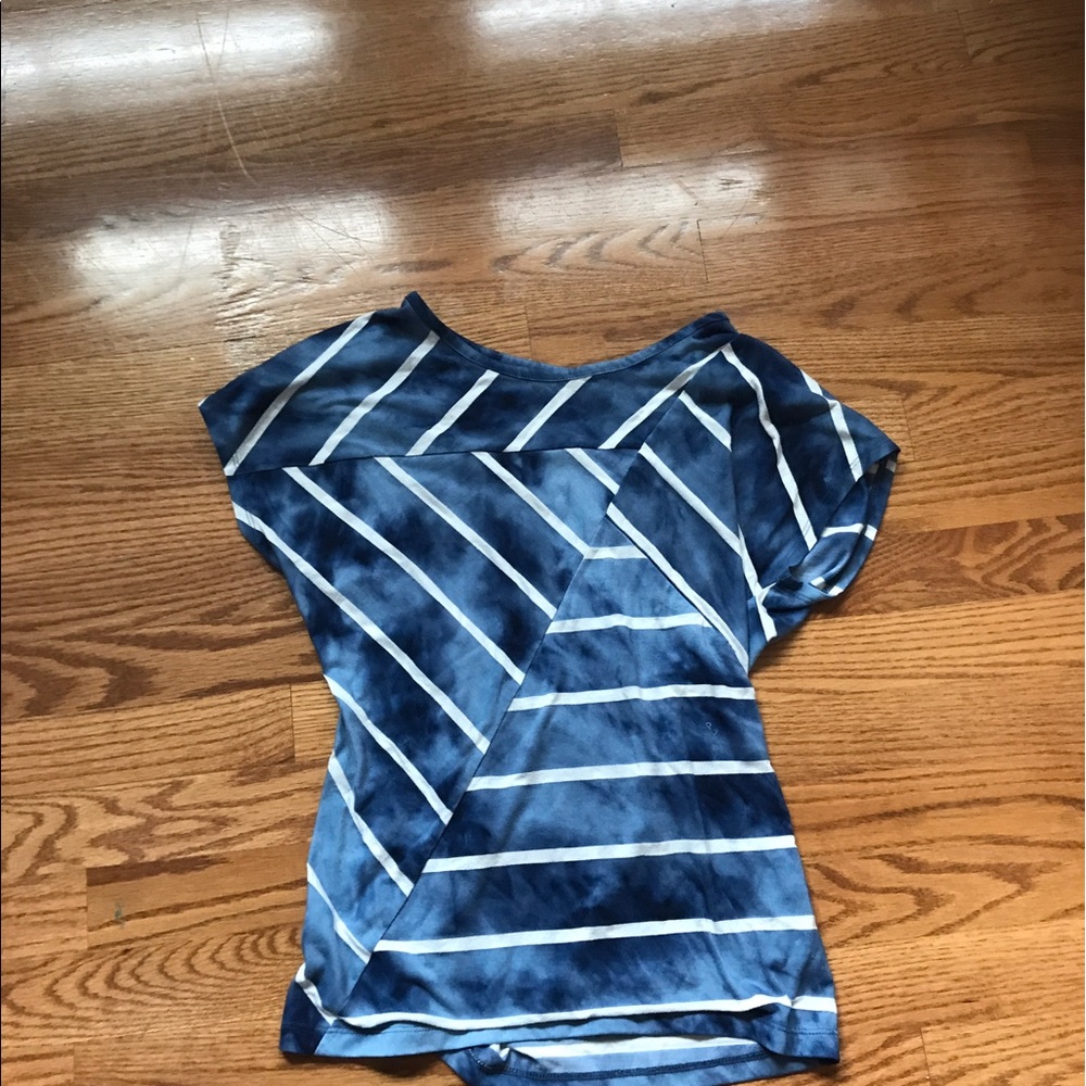 Striped blue t-shirt