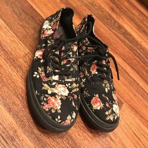 Women's Floral Vans