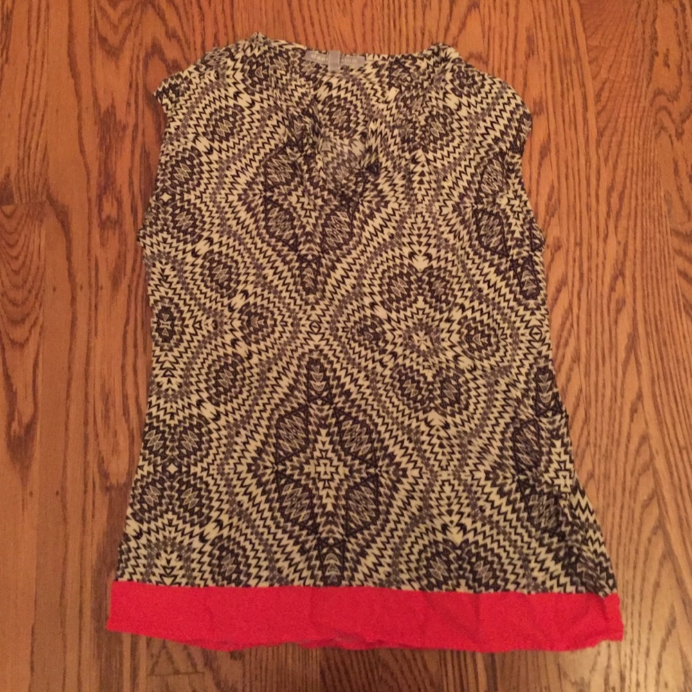 From stitch fix cute geometric blouse. size S