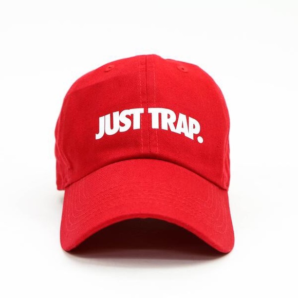 Accessories - Just Trap Dad Cap - Red Accessories - Just Trap Dad Cap - Red