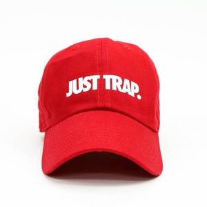 Accessories - Just Trap Dad Cap - Red Accessories - Just Trap Dad Cap - Red