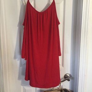 Women's red blouse