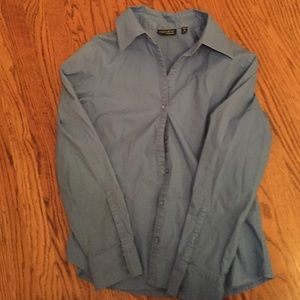 Blue button down size M