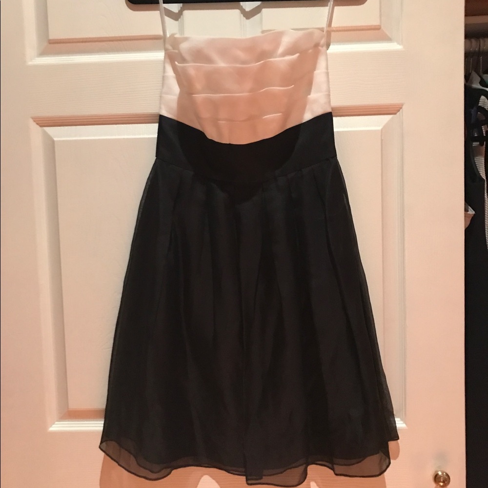 White House Black Market strapless formal dress