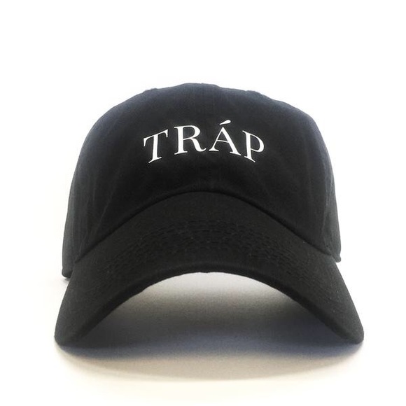 Stussy Accessories - Trap Dad Cap - Black Stussy Accessories - Trap Dad Cap - Black