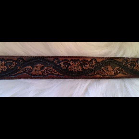 AMERICAN EAGLE TOP GRAIN COWHIDE BELT 46 - Picture 4 of 8