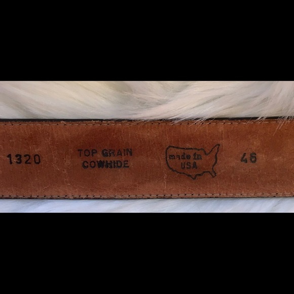 AMERICAN EAGLE TOP GRAIN COWHIDE BELT 46 - Picture 8 of 8