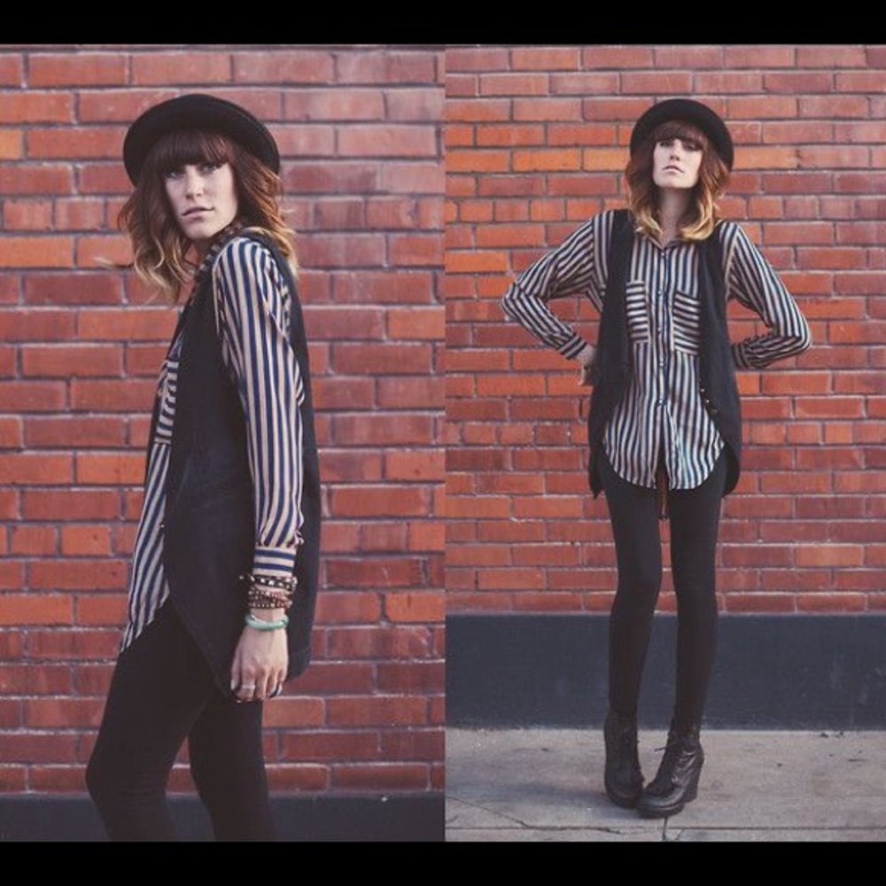 Current/Elliott The Long Vest in Night Watch