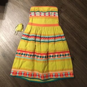 Anthropologie Leifsdottir Yellow Dress