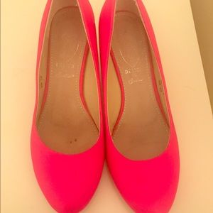 Hot Pink Wedges