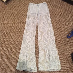 FINAL Dec20! Honey Punch wide leg lace pant