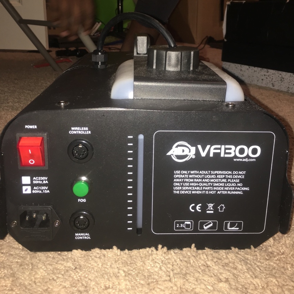 Vf1300 dj / party fog machine
