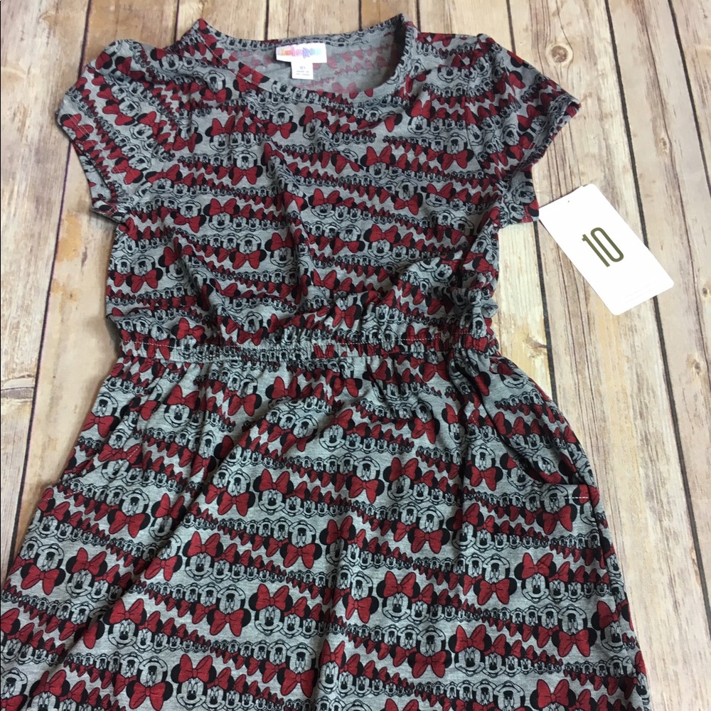 Nwt Lularoe Mae Disney Minnie Mouse