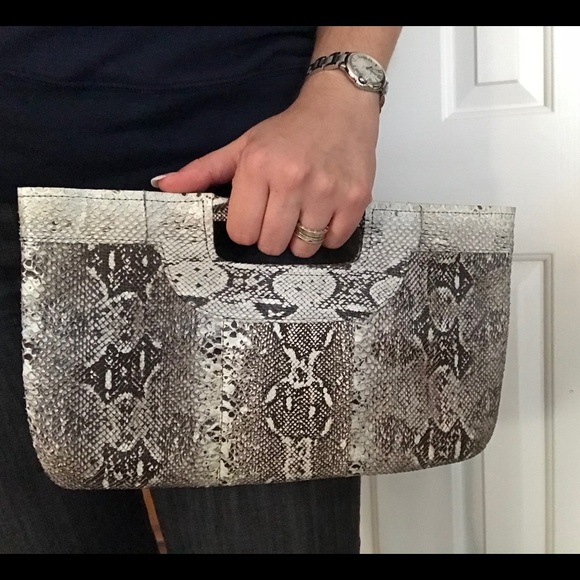 Crocodile and Python Clutch - Picture 2 of 4