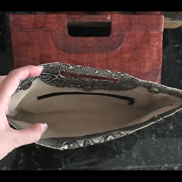 Crocodile and Python Clutch - Picture 4 of 4