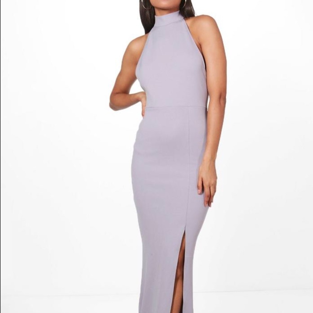 NEW Lilac High Neck Long/Maxi Dress