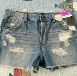 NWT Mossimo 4/27 boyfriend short shorts