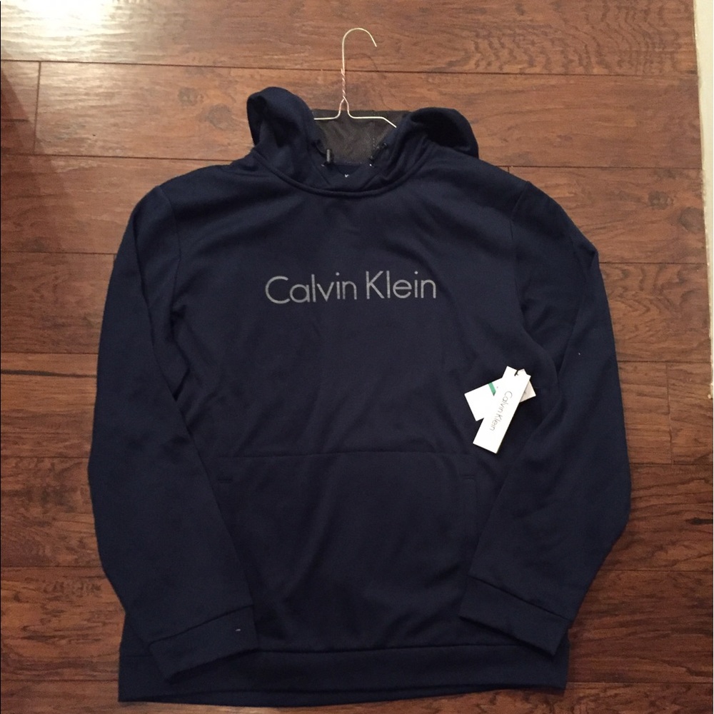 Calvin Klein Performance Hoodie Dark Blue