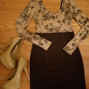 Peekaboo Lacey Top Dress