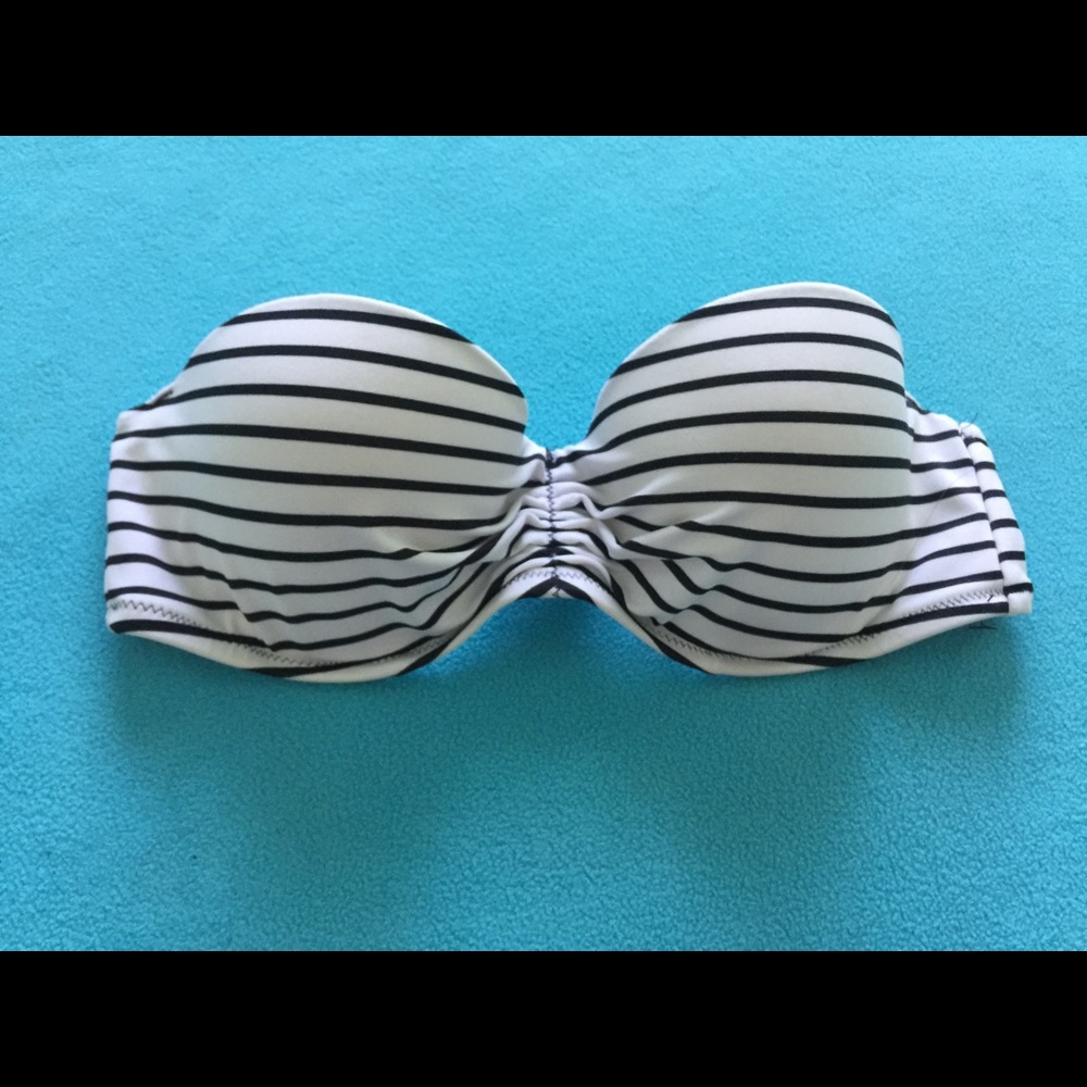 Victoria's Secret Bandeau Stripe Bikini 34B