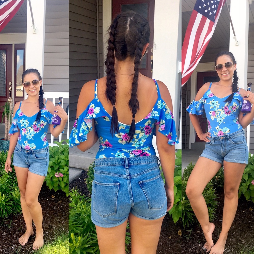 Floral Flowy Bodysuit