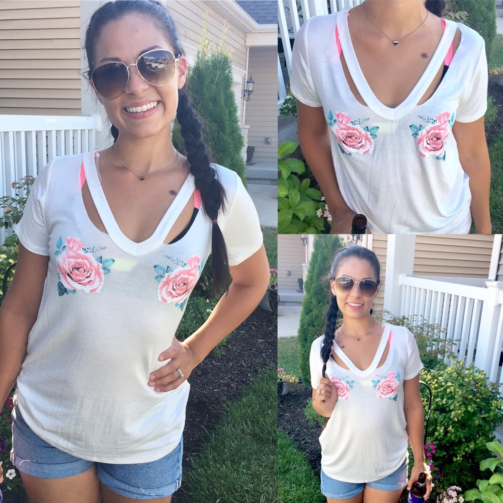 Casual Tee w front detail