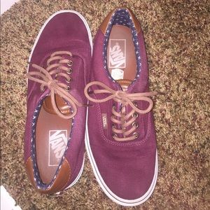 New Maroon Vans