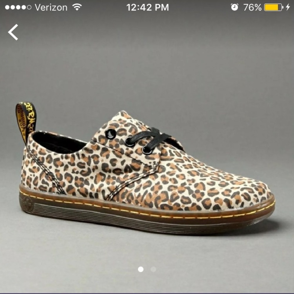 Leopard Dr Martens sneakers