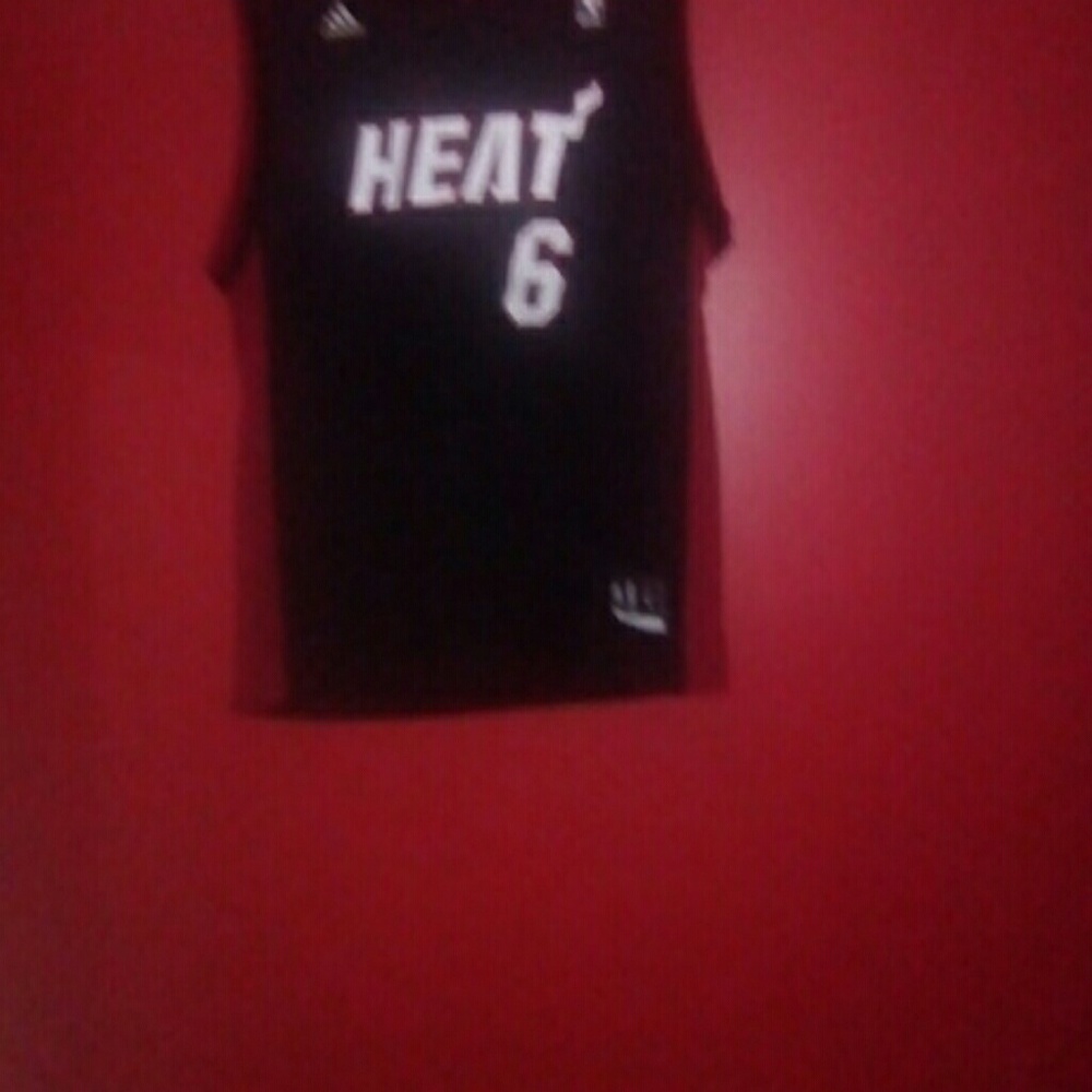 LeBron James heat jersey