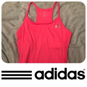Women's Adidas Climalite Pink Exercise Top Sz S