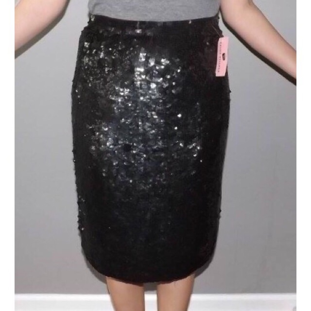 Black Sparkly Skirt