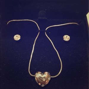 Swarovski diamond 💎 set ( necklace & earrings)